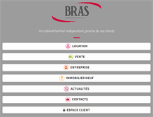 Tablet Screenshot of bras-immobilier.fr